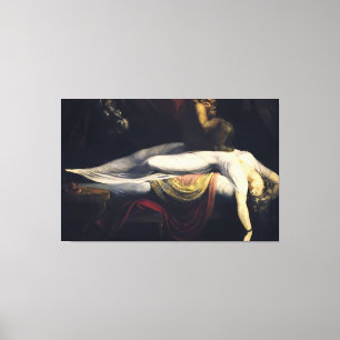 Henry Fuseli The Nightmare Canvas Print