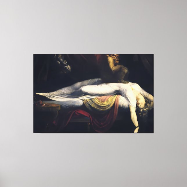 Henry Fuseli The Nightmare Canvas Print (Front)