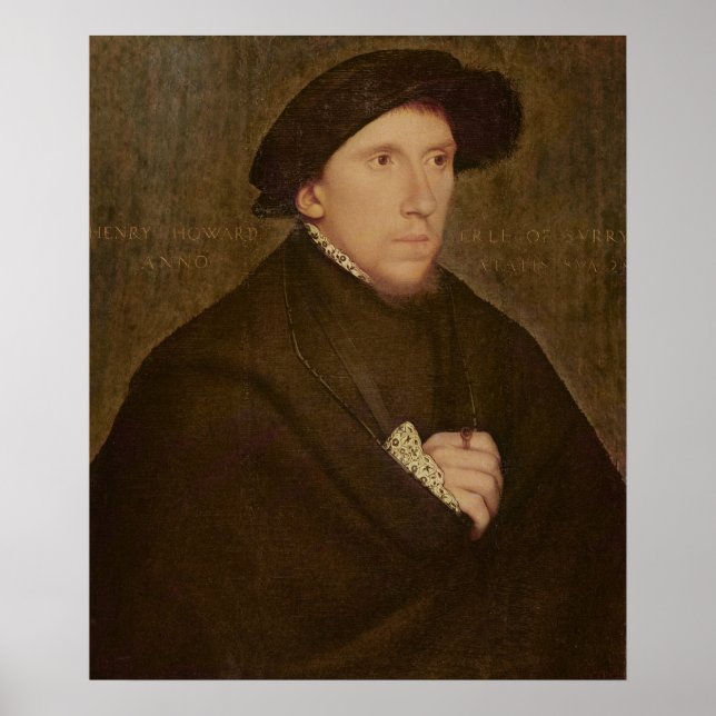 Henry Howard, Earl of Surrey, c.1542 Poster (Front)