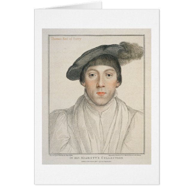 Henry Howard, Earl of Surrey, engraved by Francesc (Front)