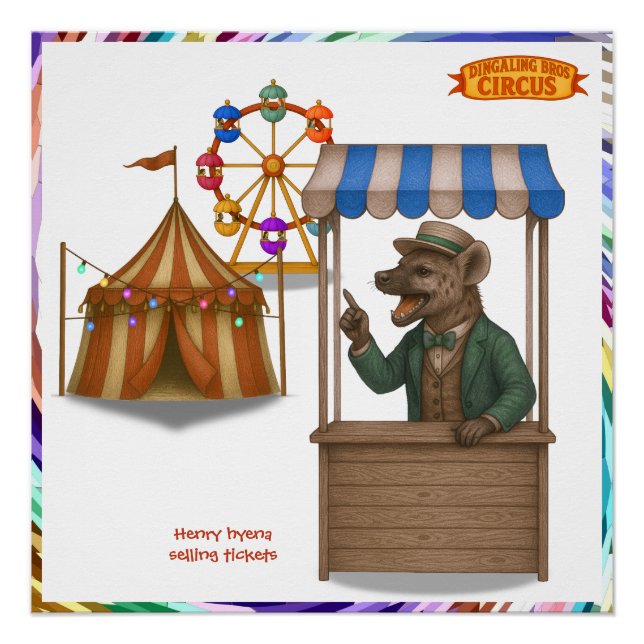 Henry hyena hawker poster (Front)
