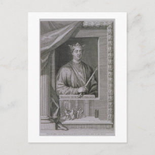 Henry II (1133-89) King of England from 1154, from Postcard