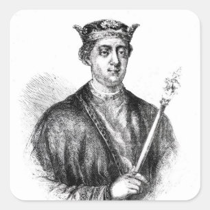 Henry II Square Sticker