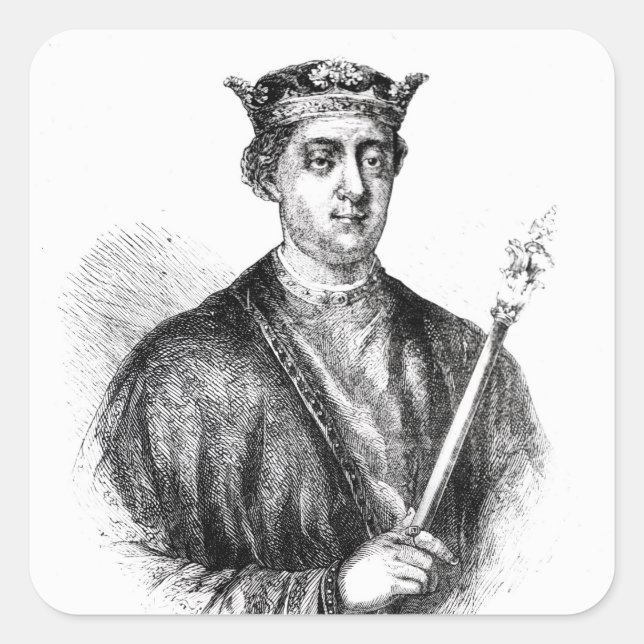 Henry II Square Sticker (Front)