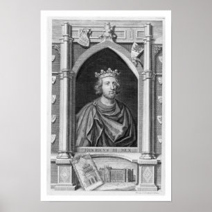 Henry III (1207-72) King of England from 1216, eng Poster