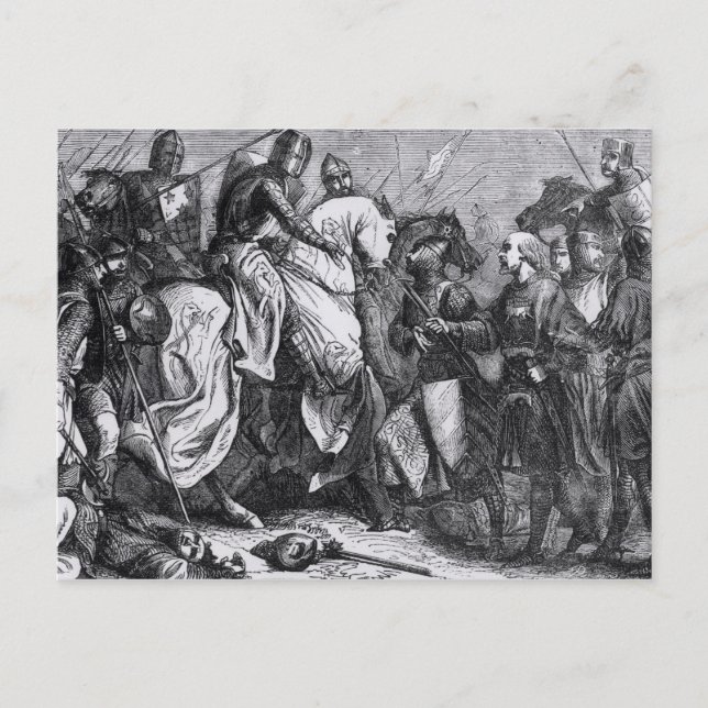 Henry III  at the Battle of Lewes, 14th May 1264 Postcard (Front)