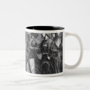 Henry III  at the Battle of Lewes, 14th May 1264 Two-Tone Coffee Mug