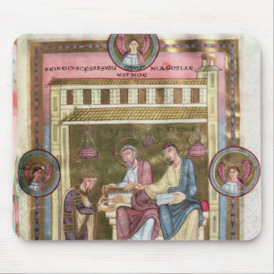 Henry III  with the Apostles Simon and Jude Mouse Mat