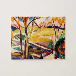 Henry Lyman Sayen Valley Falls Fauvist Art Jigsaw Puzzle