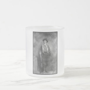 Henry McCarty, Billy the Outlaw Kid of Old West Frosted Glass Coffee Mug