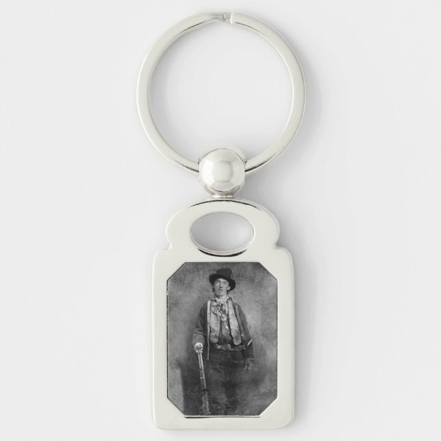 Henry McCarty, Billy the Outlaw Kid of Old West Key Ring (Front)