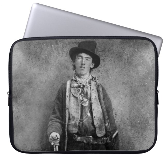 Henry McCarty, Billy the Outlaw Kid of Old West Laptop Sleeve (Front)