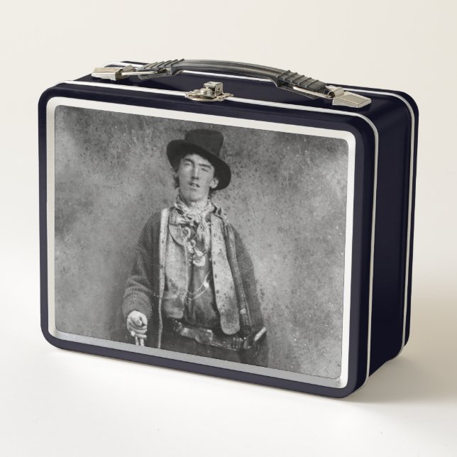 Henry McCarty, Billy the Outlaw Kid of Old West Metal Lunch Box (Front)