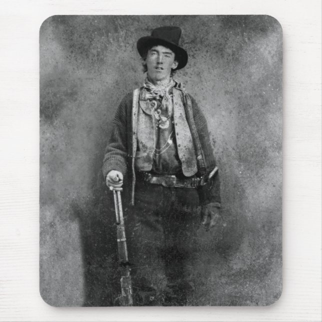 Henry McCarty, Billy the Outlaw Kid of Old West Mouse Mat (Front)