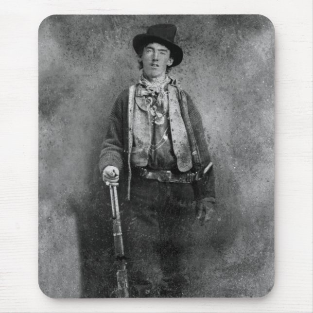 Henry McCarty, Billy the Outlaw Kid of Old West Mouse Mat (Front)