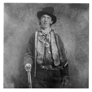 Henry McCarty, Billy the Outlaw Kid of Old West Tile