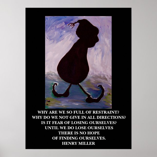 Henry Miller Quote - Poster (Front)