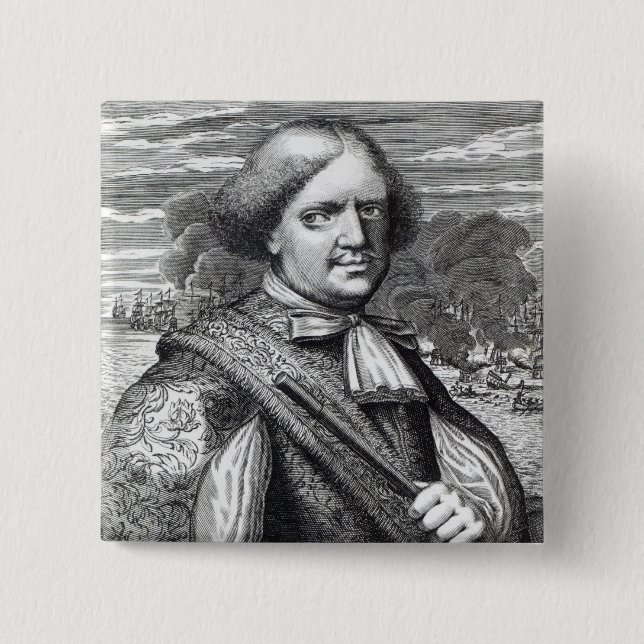 Henry Morgan, 1678 15 Cm Square Badge (Front)