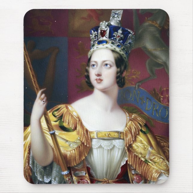 Henry Pierce Bone Queen Victoria Mouse Mat (Front)
