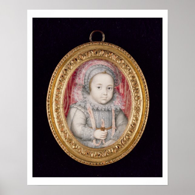 Henry, Prince of Wales (miniature portrait) Poster (Front)