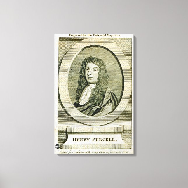 Henry Purcell , Canvas Print (Front)