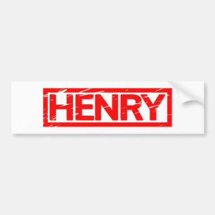 Henry Stamp Bumper Sticker