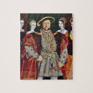 Henry The Eighth and His Six Wives Jigsaw Puzzle