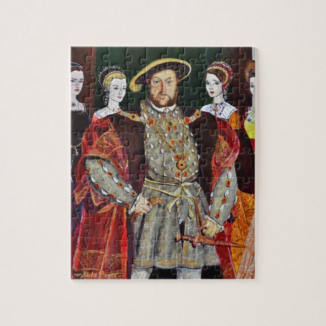 Henry The Eighth and His Six Wives Jigsaw Puzzle (Vertical)