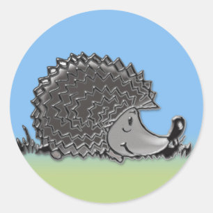 Henry the hedgehog classic round sticker
