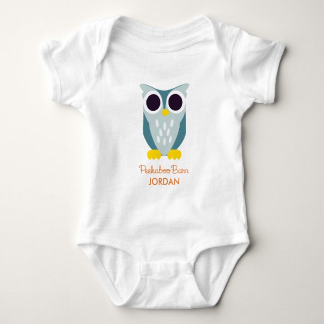 Henry the Owl Baby Bodysuit (Front)