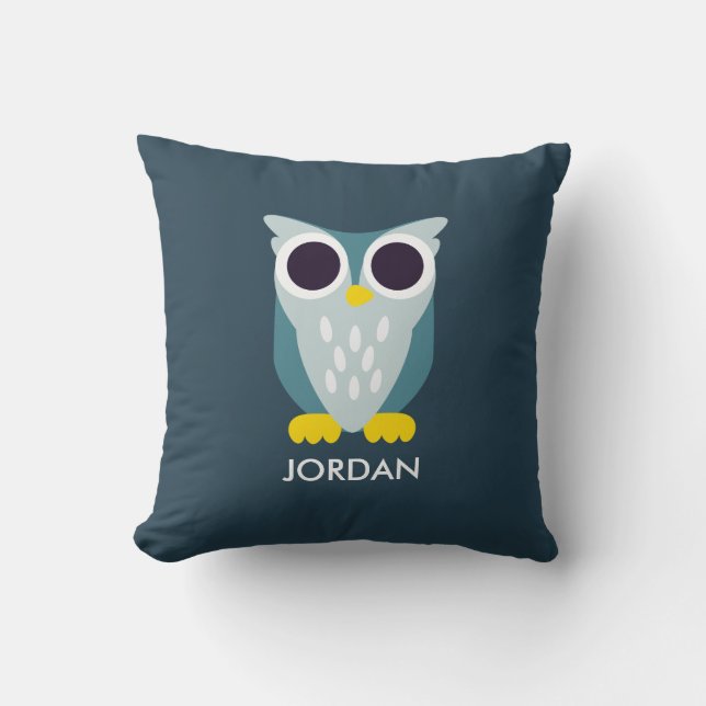 Henry the Owl Cushion (Front)