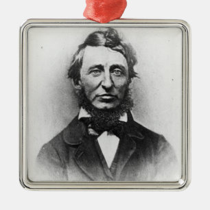 Henry Thoreau Metal Tree Decoration