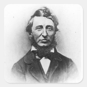 Henry Thoreau Square Sticker