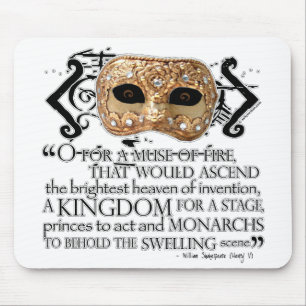 Henry V Quote Mouse Mat