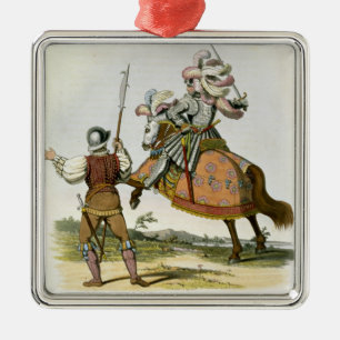 Henry VII, King of England (1457-1509) and a Billm Metal Tree Decoration