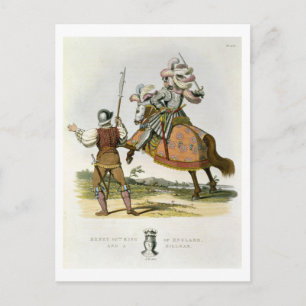 Henry VII, King of England (1457-1509) and a Billm Postcard