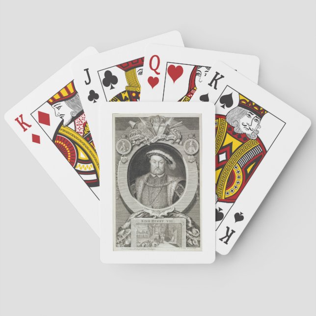 Henry VIII (1491-1547), after a painting in the Ro Playing Cards (Back)