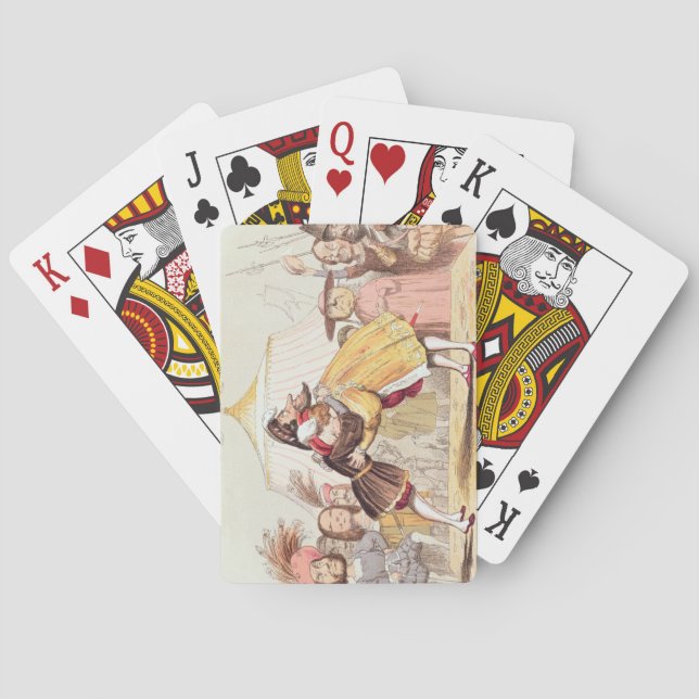 Henry VIII (1491-1547) and Francis I of France (14 Playing Cards (Back)