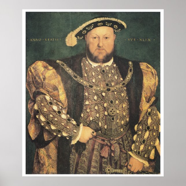Henry VIII, 1539-40 Hans Holbein the Younger Poster (Front)