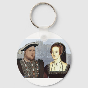 Henry VIII and Ann Boleyn Key Ring