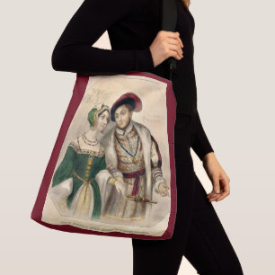 Henry VIII and Anne Boleyn Crossbody Bag