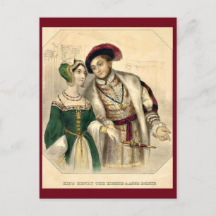 Henry VIII and Anne Boleyn Postcard