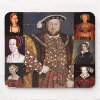 Henry VIII and His Six Wives Mousepad