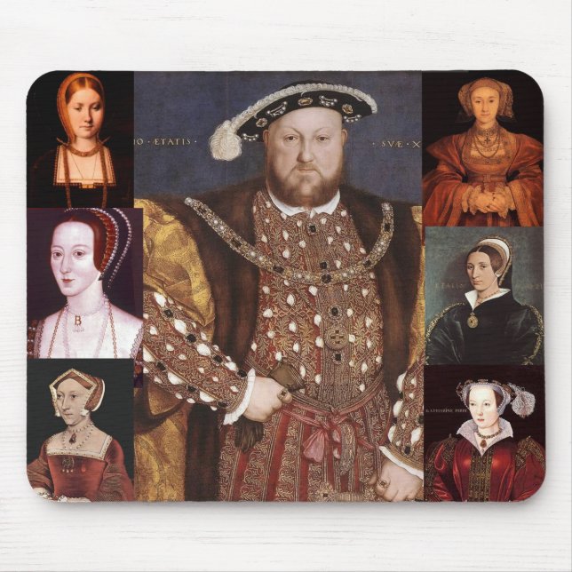Henry VIII and His Six Wives Mousepad (Front)
