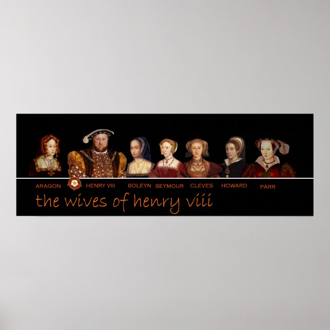 Henry VIII and his six wives Poster (Front)