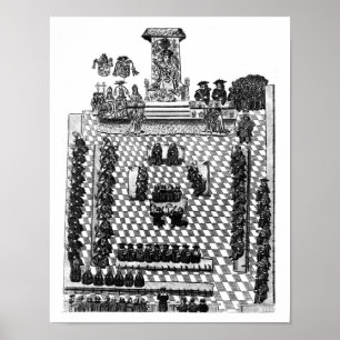 Henry VIII and Parliament in 1523 Poster