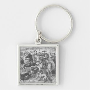 Henry VIII at the Royal Hunt in Epping Forest Key Ring