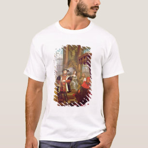 Henry VIII  introducing Anne Boleyn at court T-Shirt