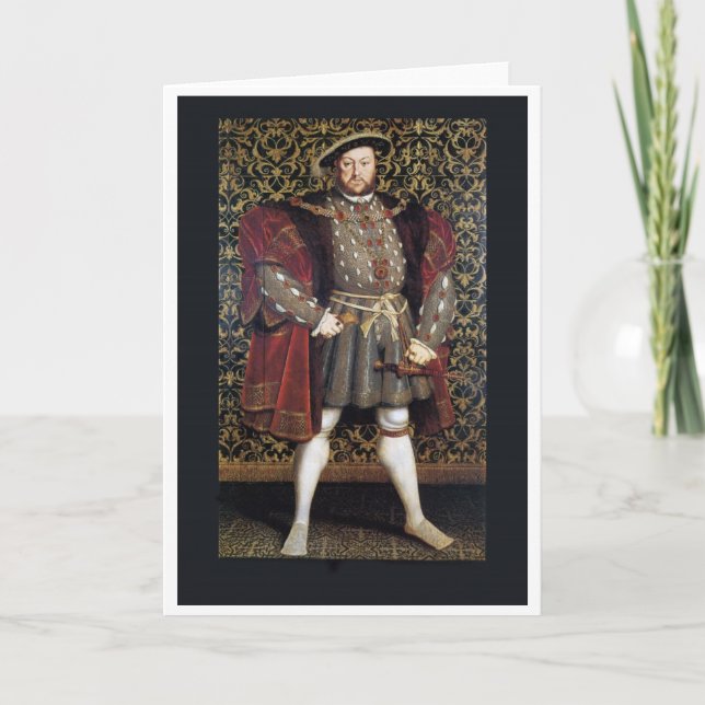 Henry VIII Portrait Card (Front)