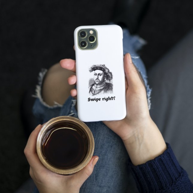 Henry VIII - Swipe right? funny Case-Mate iPhone Case (Creator Uploaded)